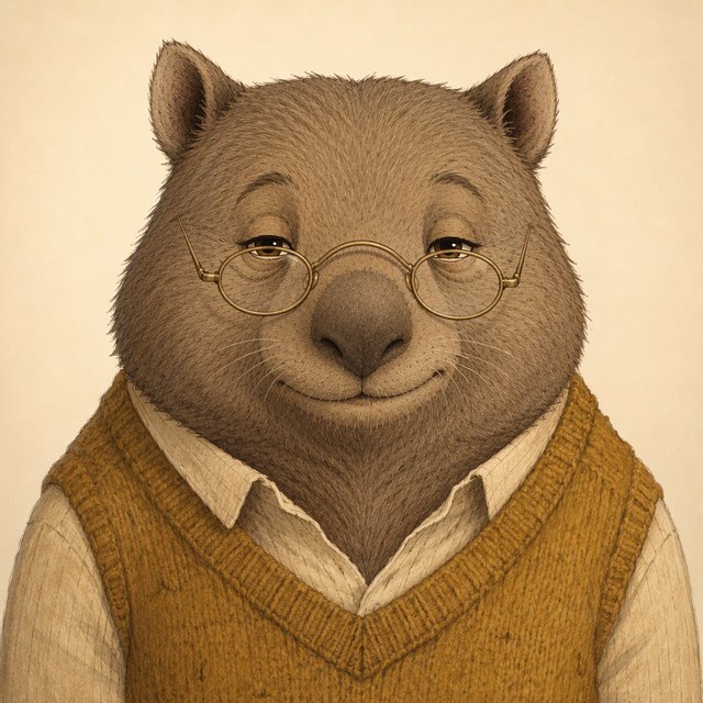 Doug looking quietly pleased